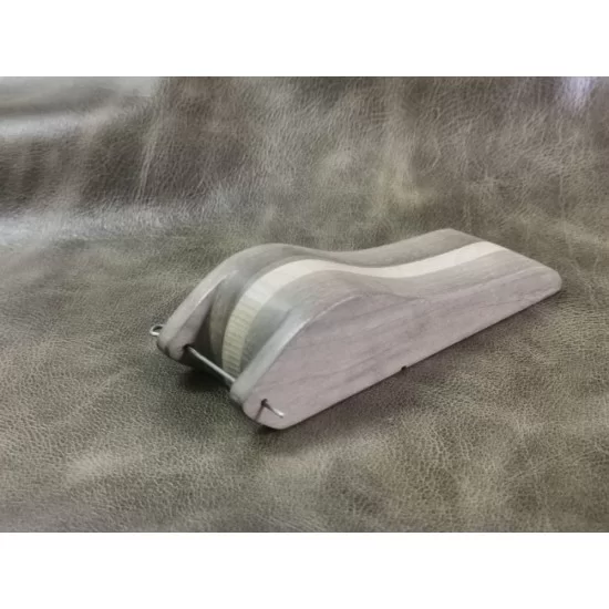 Bending glue, leather tool, wood, watch strap